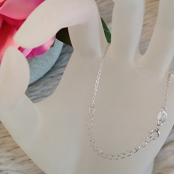 2/$30💕 BNWT Charmed Aroma Adjustable Sterling Silver Necklace - Picture 5 of 6